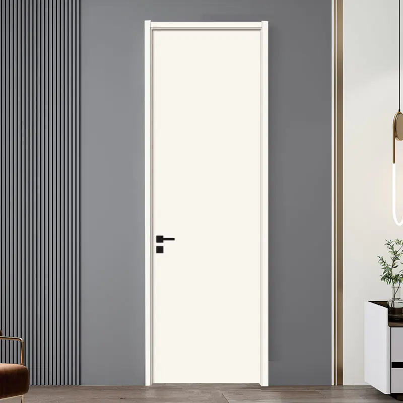 ¿Cómo se comportan las puertas de madera laminada melaminada en términos de aislamiento acústico y privacidad?